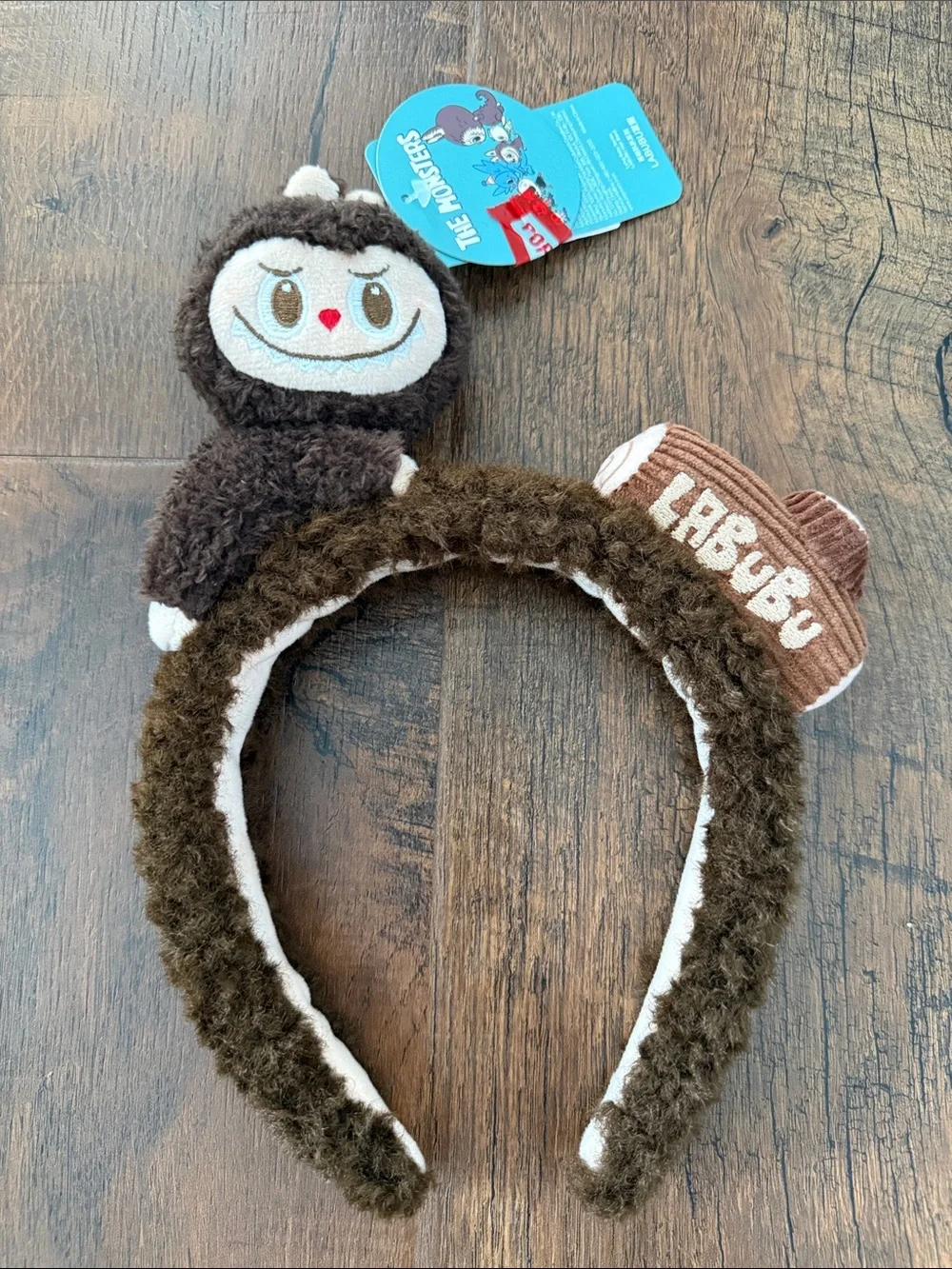 The Monsters Labubu Brown Plush Headband